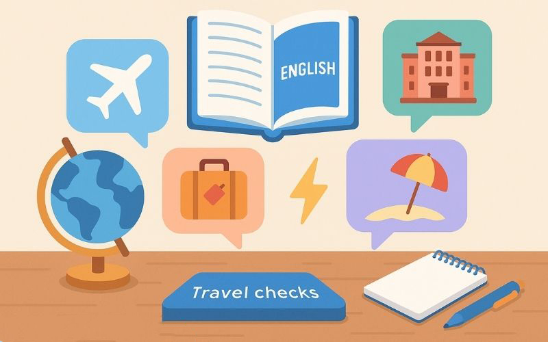 Từ vựng + Cụm từ tiếng Anh theo chủ đề du lịch
