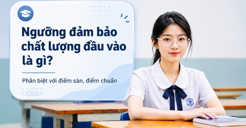 Ngưỡng đảm bảo chất lượng đầu vào là gì? Có phải điểm sàn không?