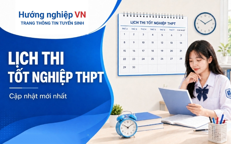 Lịch thi tốt nghiệp THPT 2026 chính thức: Ngày 11/6 – 12/6 thi chính thức