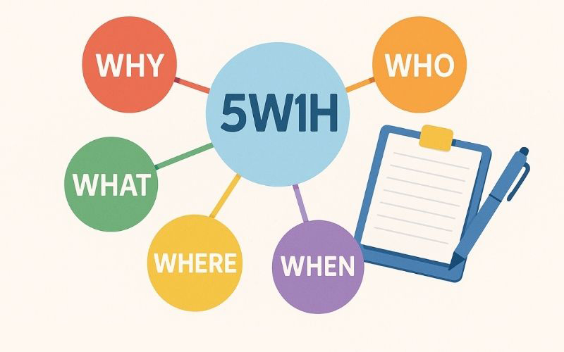 Phương pháp 5W1H là gì? Cách áp dụng trong học tập hiệu quả nhất