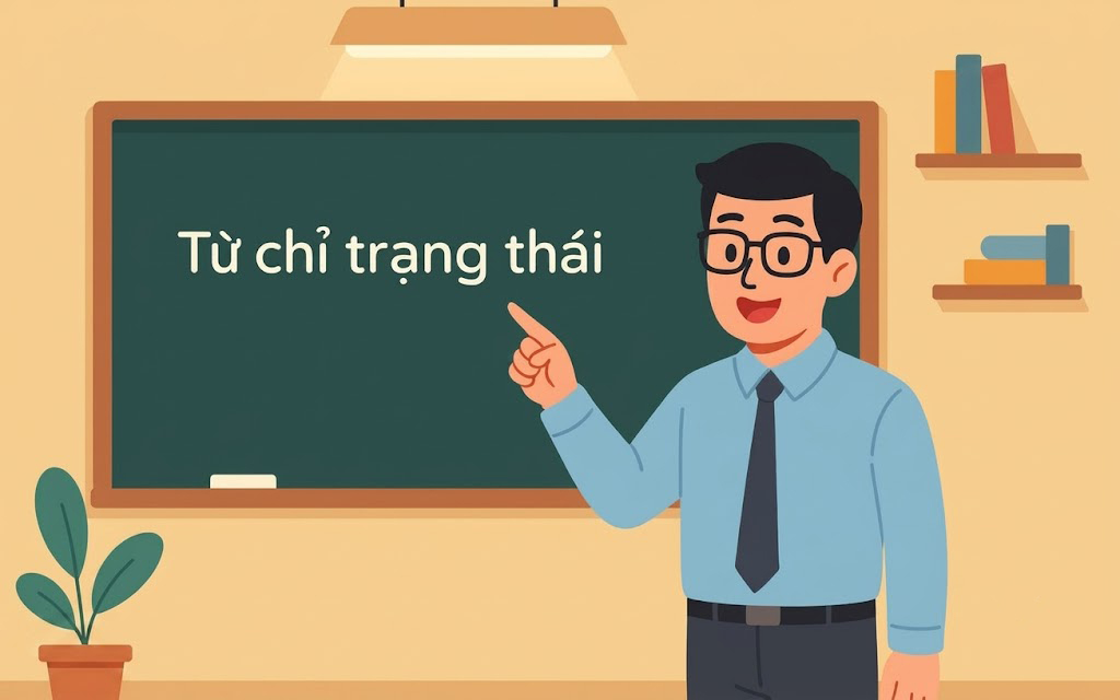 Từ chỉ trạng thái là gì? Định nghĩa, ví dụ và cách sử dụng