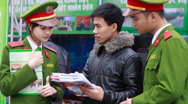 dieu kien xet tuyen vao cac truong cong an