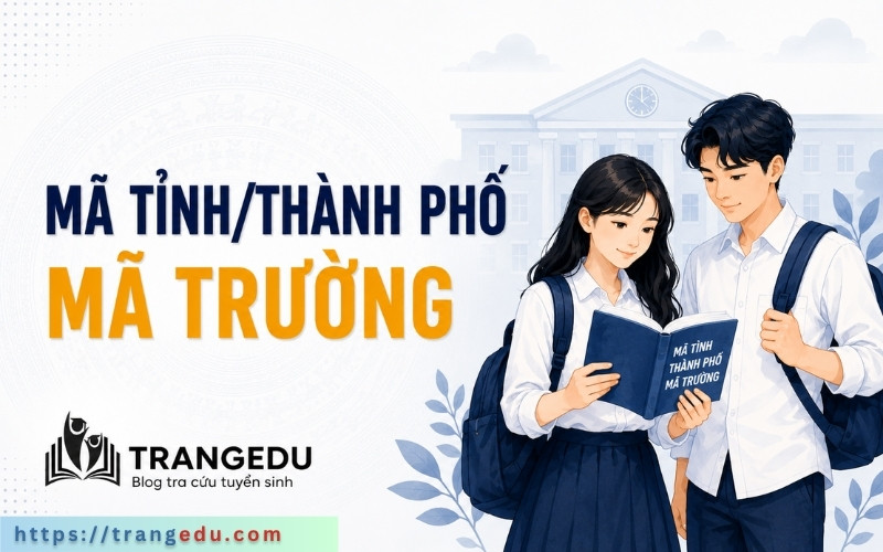 Mã Tỉnh/Thành phố, mã trường của 34 tỉnh thành mới năm 2026