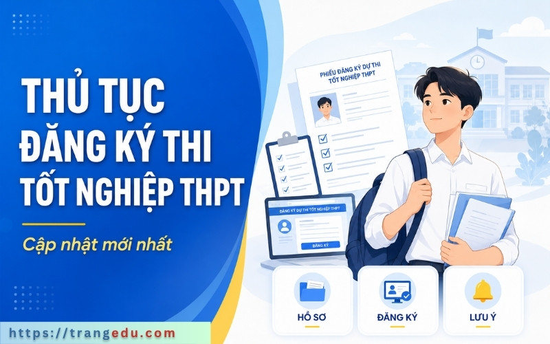 Thủ tục đăng ký thi tốt nghiệp THPT năm 2026 mới nhất