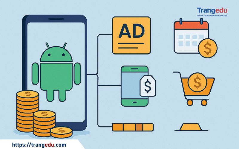 cac hinh thuc kiem tien tu ung dung android