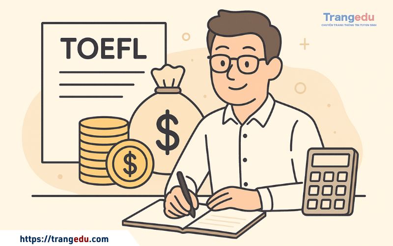 chi phi thi toefl la bao nhieu