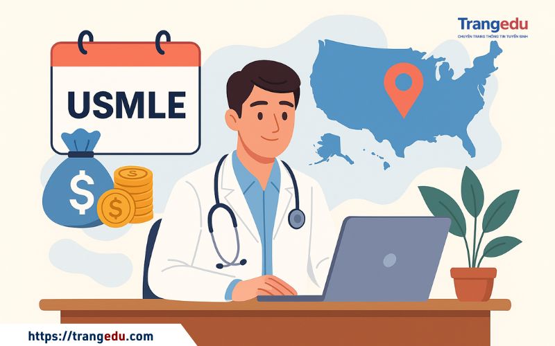 chi phi va dia diem thi usmle