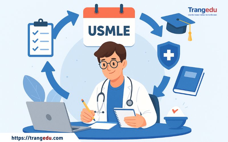 lo trinh ky thi usmle ra sao