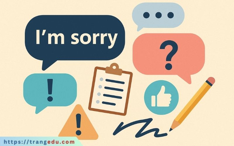 Cách nói xin lỗi trong tiếng Anh lịch sự và chuyên nghiệp