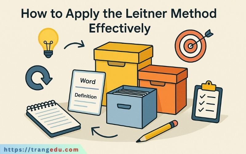 cach ap dung leitner method hieu qua