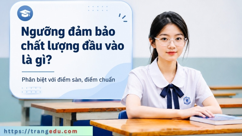 Ngưỡng đảm bảo chất lượng đầu vào là gì? Có phải điểm sàn không?